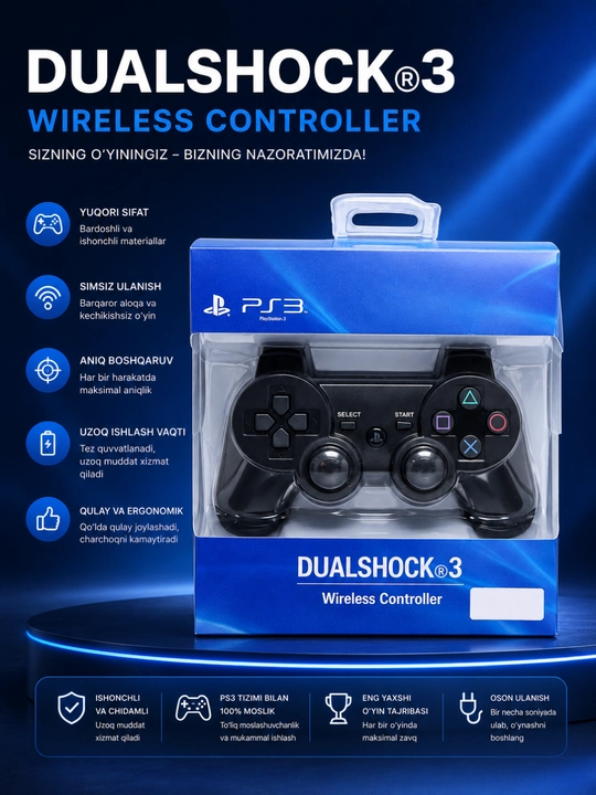 Беспроводной геймпад DualShock 3 для PS3 - 