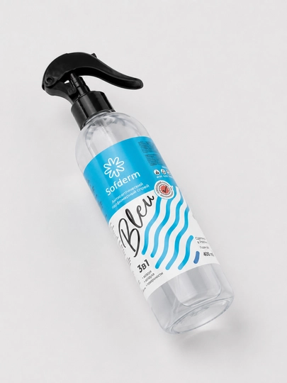 Sofderm Bleu 3 in 1 atirli antiseptik sprey, 400 ml
