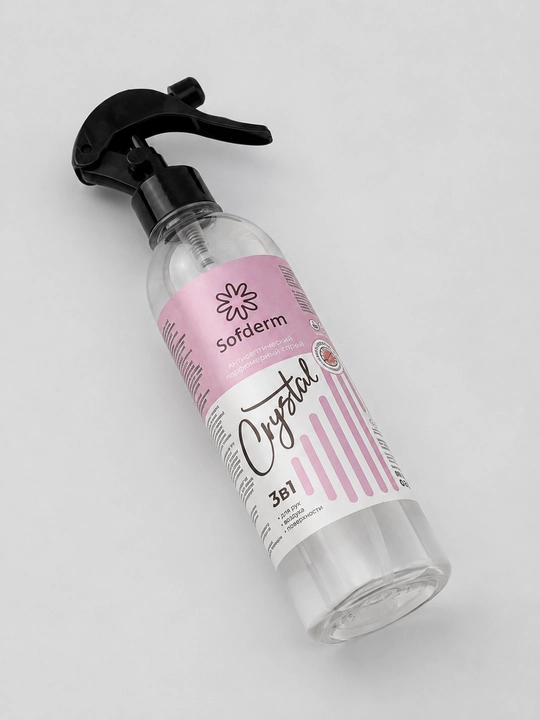 Sofderm Crystal 3 in 1 atirli antiseptik sprey, 400 ml
