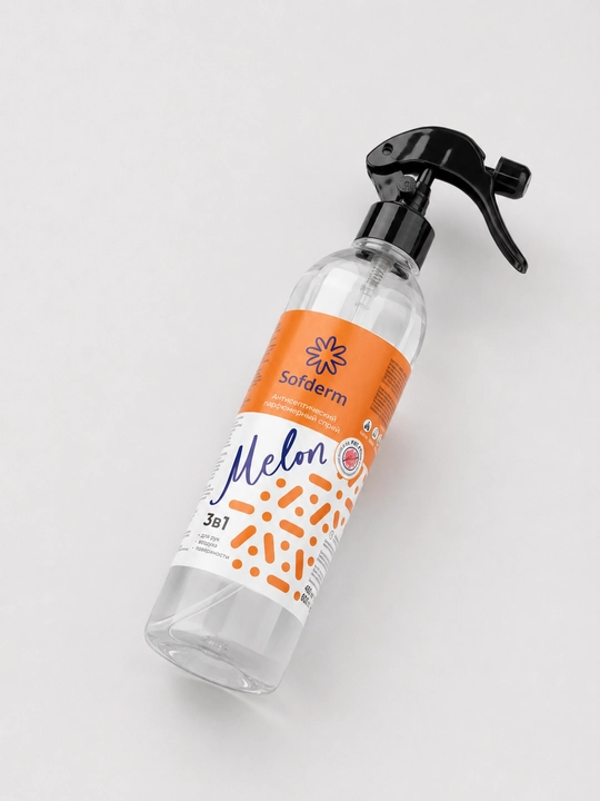 Sofderm Melon 3 in 1 qovun iforli antiseptik sprey, 400 ml