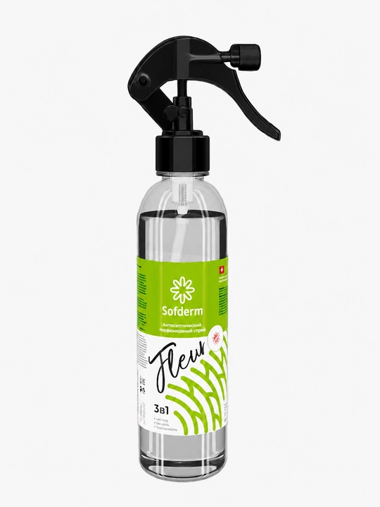 Sofderm Fleur 3 in 1 atirli antiseptik sprey, 400 ml