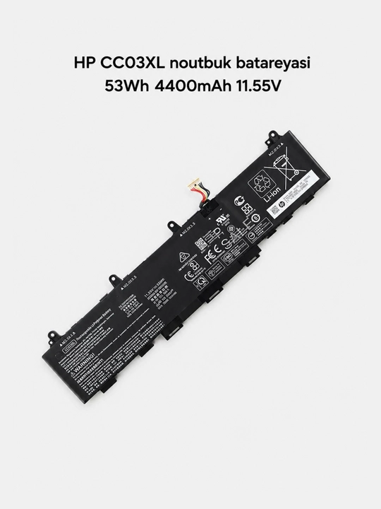 HP CC03XL noutbuk batareyasi 53Wh 4400mAh 11.55V EliteBook 830 G7/G8, 840 G7/G8, 845 G7/G8 - 