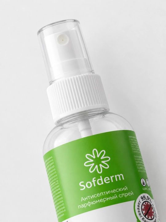 Sofderm Fleur 3in1 antiseptik parfyumer spreyi qo‘l, havo va yuzalar uchun