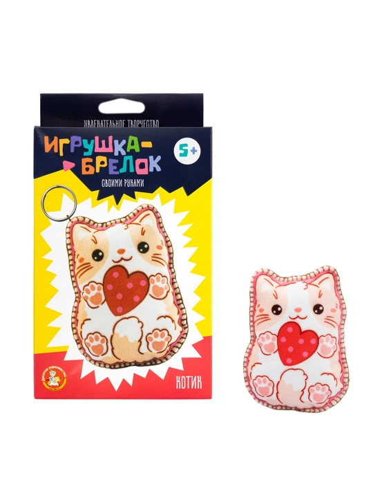 Игрушка - брелок своими руками Котик