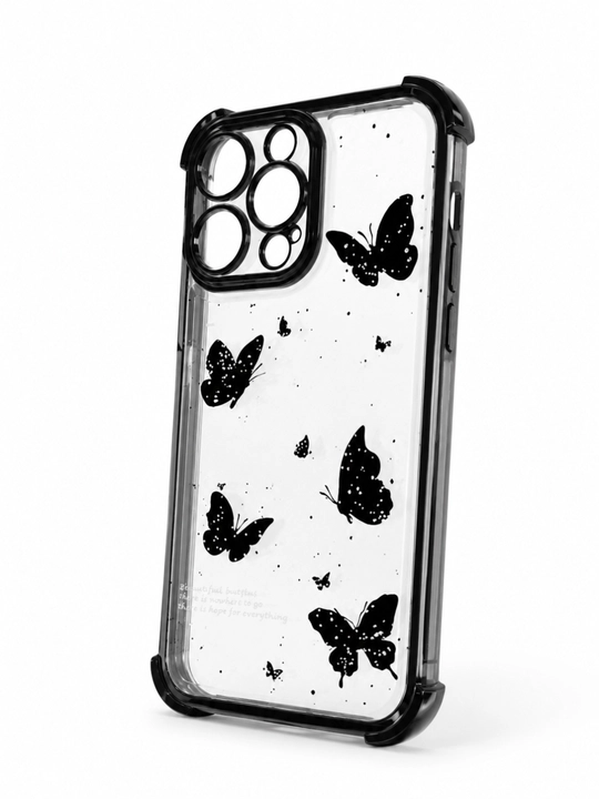 Прозрачный TPU чехол iPhone 15 Pro Max, 16 Pro Max, 17 Pro Max, противоударный