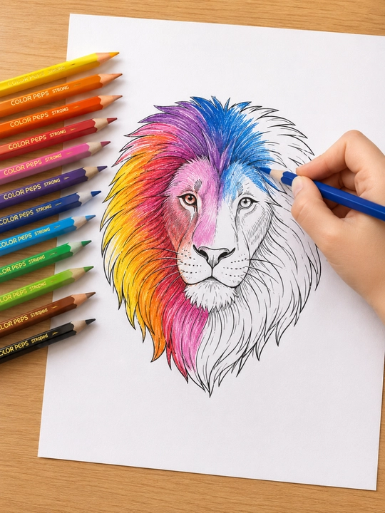 Maped Color Peps Strong цветные карандаши 12 цветов мягкие карандаши