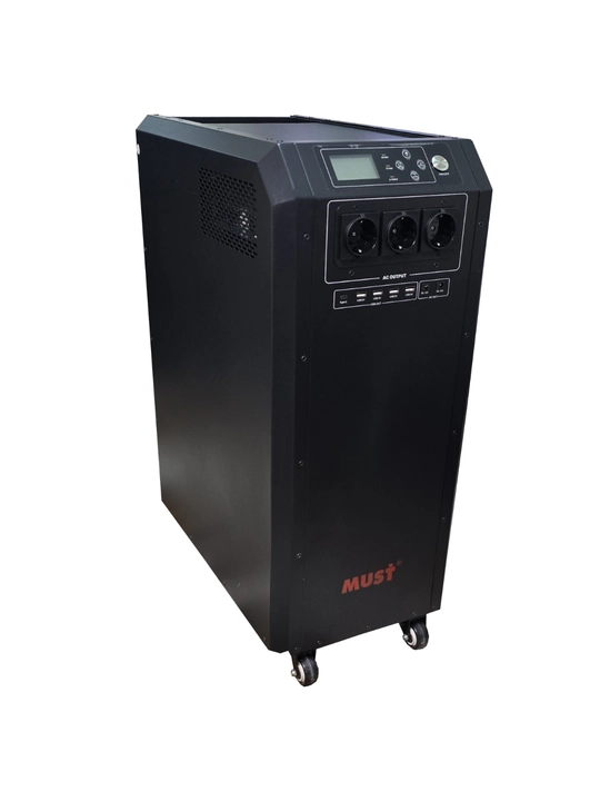 Солнечный инвертор MUST 2KW/3KW, 24В, Многофункциональный ИБП, зарядная станция