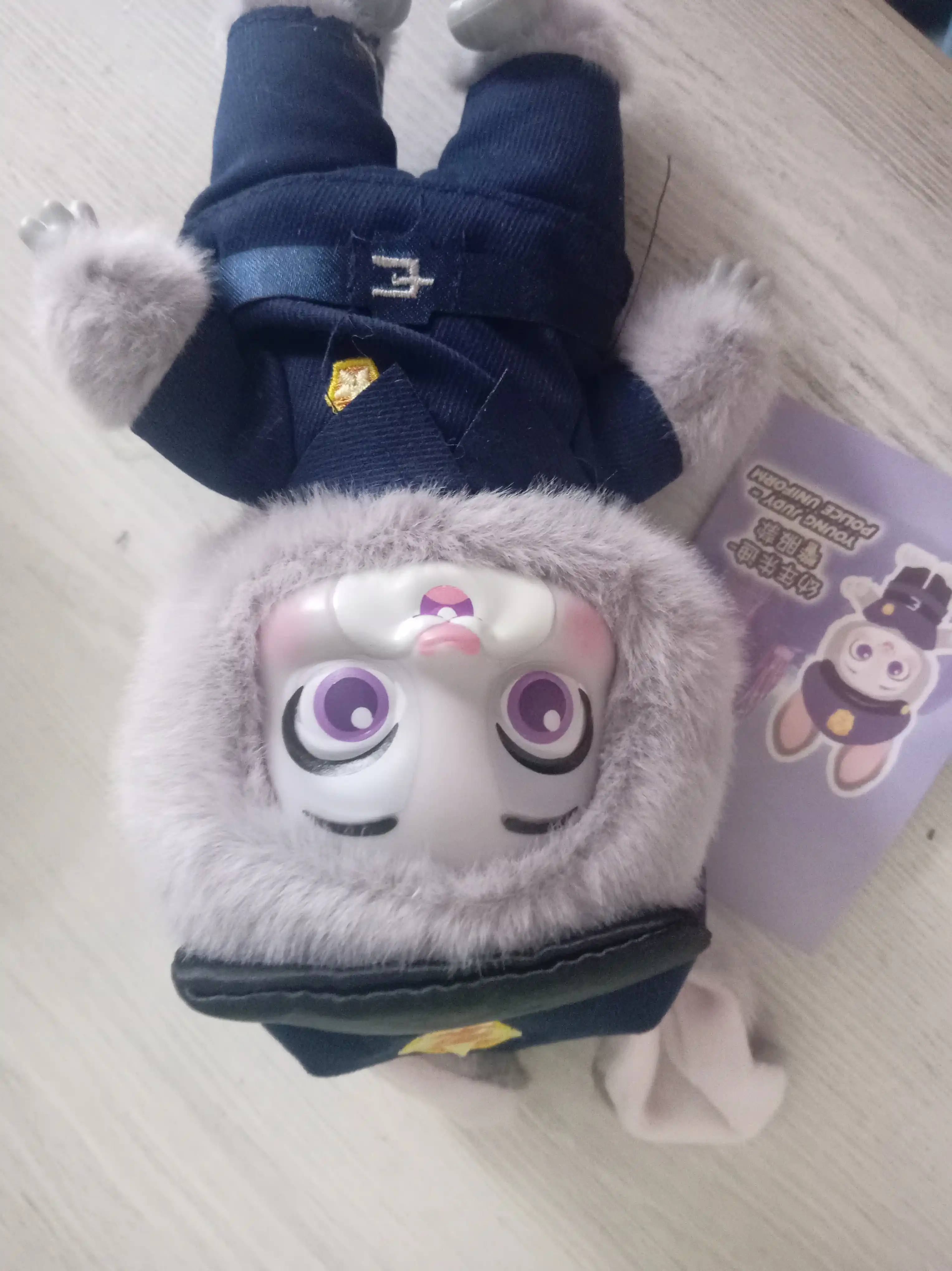 Labubu Zootopipia kollektsiyallari yumshoq o'yinchoq to'plamlari, brelok