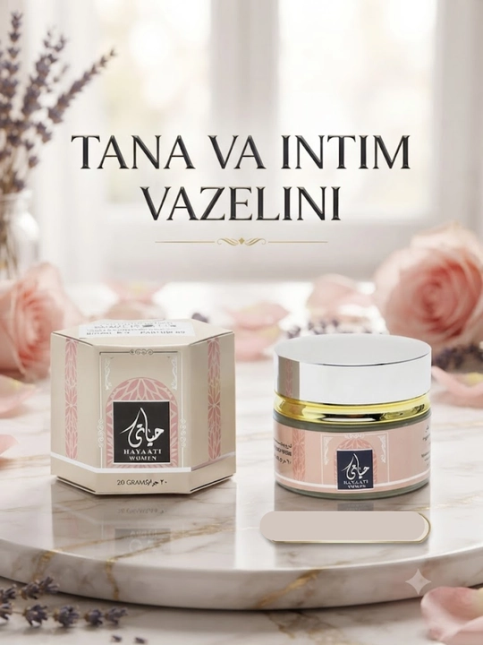 Hayati intim vazelin – Intim soha uchun namlantiruvchi va himoya qiluvchi vazelin - 
