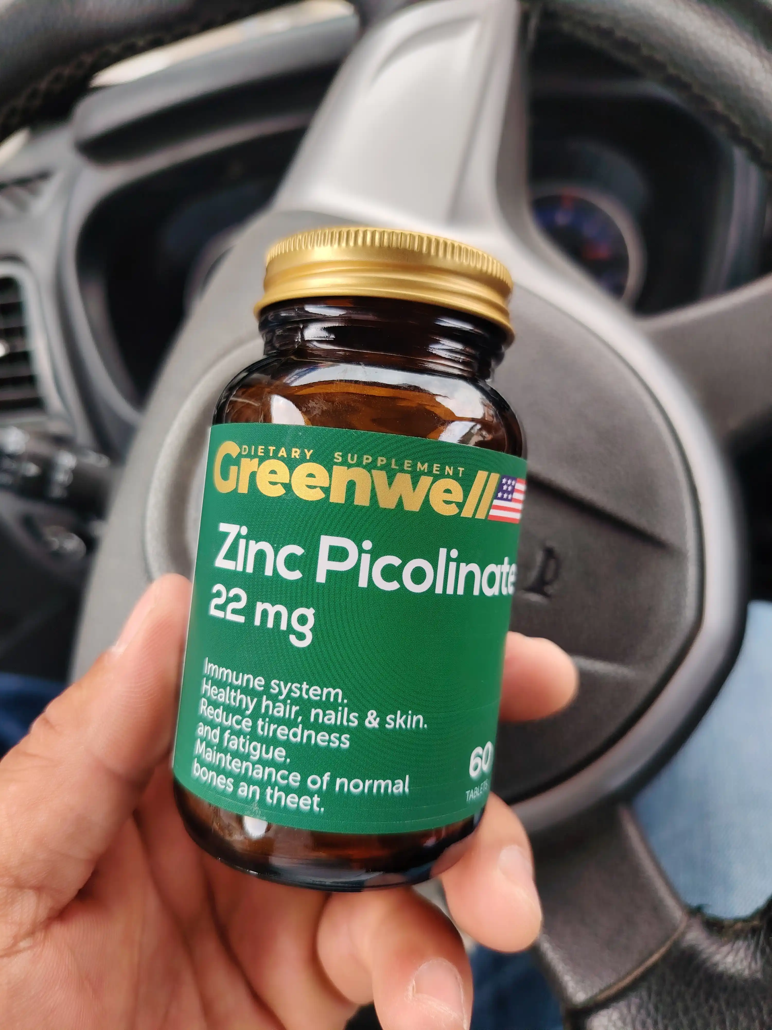 Greenwell Zinc Picolinate – поддержка иммунитета, кожи и мужского здоровья