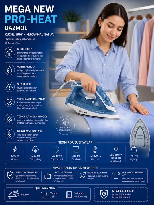 Mega New Pro-Heat dazmoli