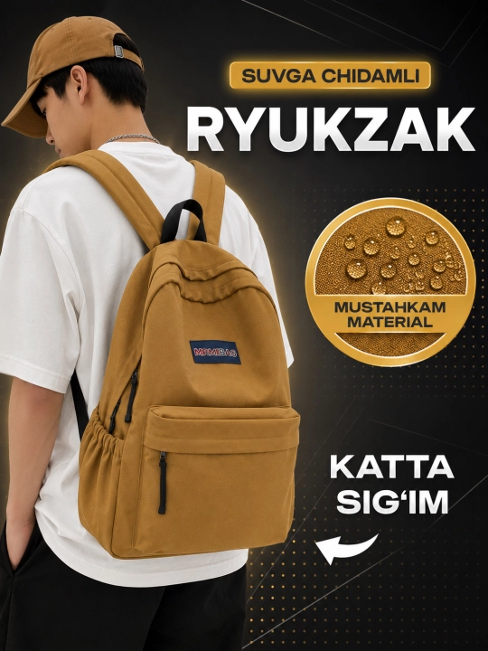 Maktab uchun sumka ryukzak bolalar va erkakalar uchun ham, katta sig'imli ryukzak