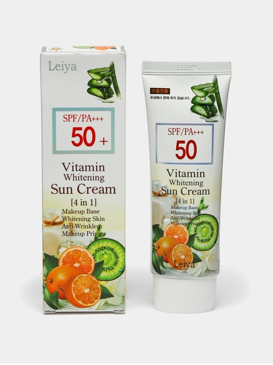 Солнцезащитный крем, SPF, леия, 50+++