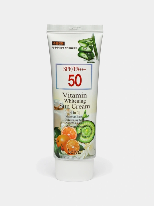 Солнцезащитный крем, SPF, леия, 50+++