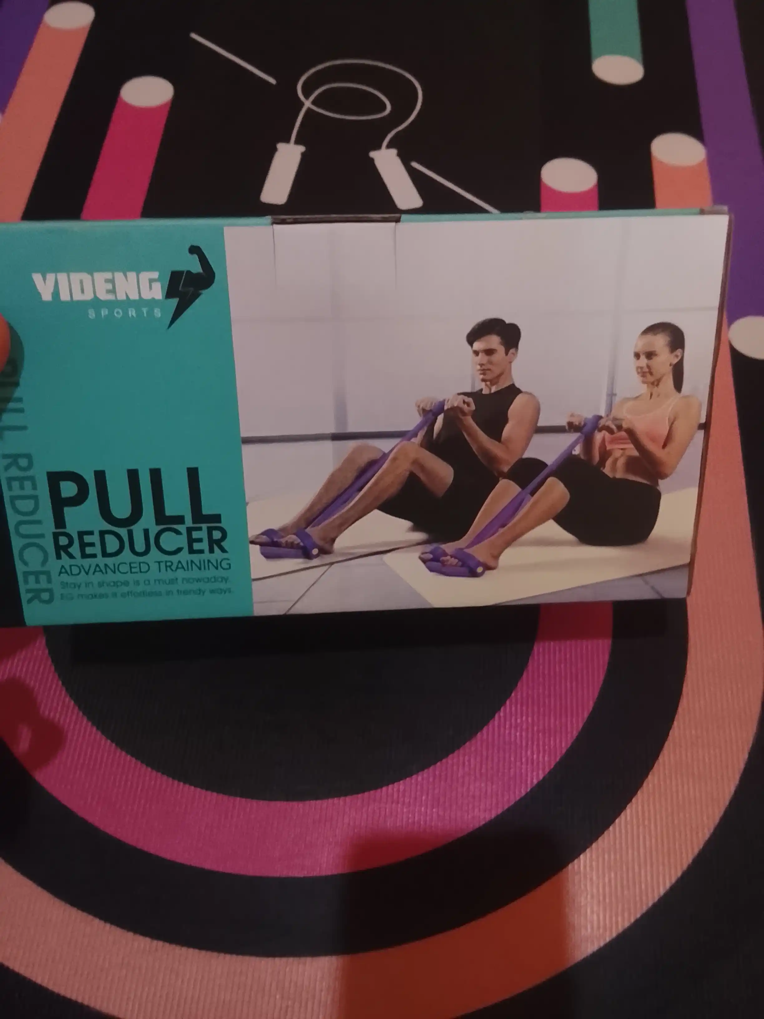 Oyoq va dumba mushaklari uchun trenajyor, Fitnes rezinkalari 4 va 6 ta naychali (trubkali)