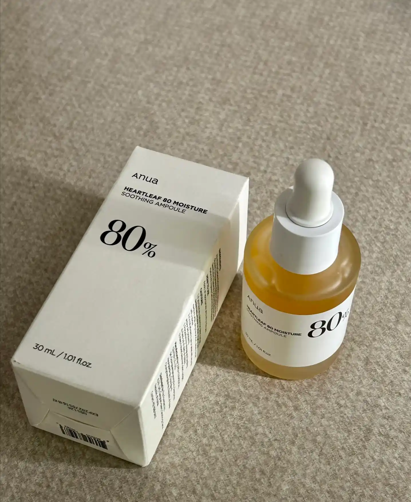 Ampulali zardob Anua Heartleaf 80% Soothing Ampoule