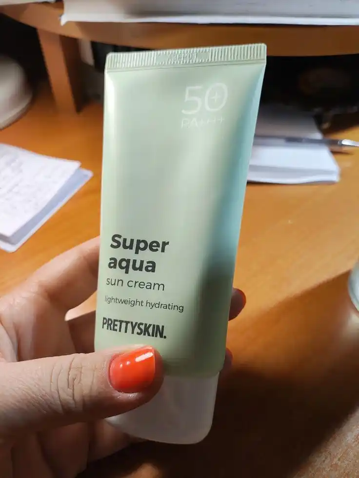 SPF50 + quyoshdan himoya qiluvchi yuz kremi, koreys rangini yo'qotmaydi, PrettySkin, 70ml