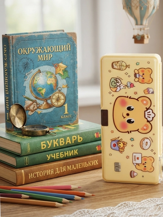 Пеналы с разными интересными рисунками