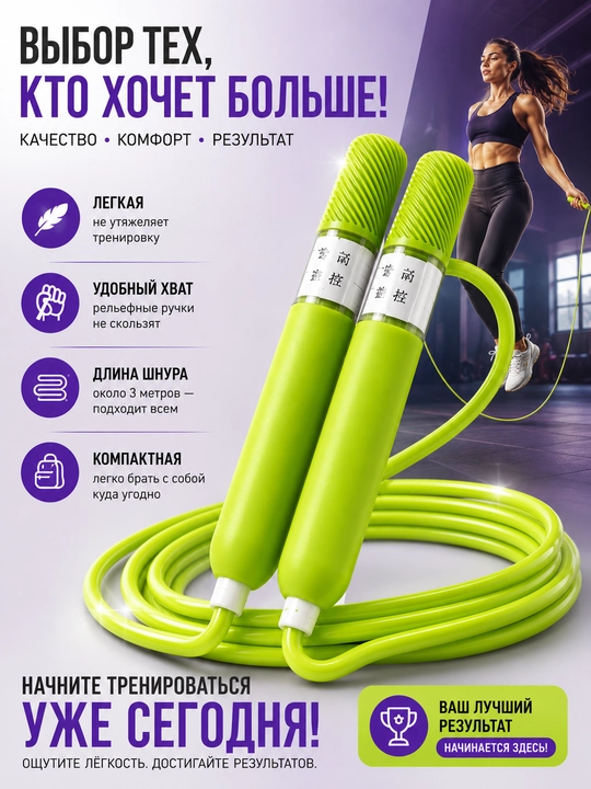 Sakrash arqoni, sakrog`ich, fitnes uchun sakrash arqoni, boks uchun sakrash arqoni