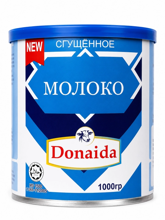 Сгущенное молоко Donaida, 1000 г
