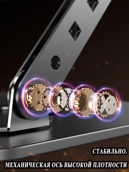 Telefon uchun metall taglik, buklanadigan, 360° ga buriladigan