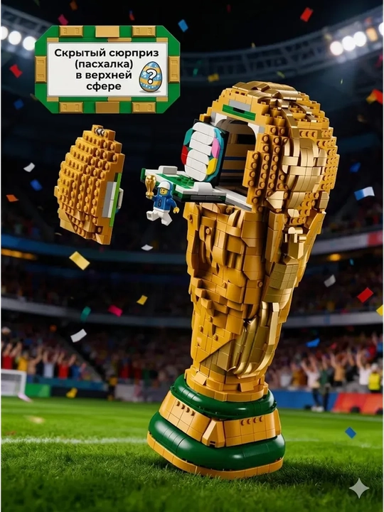 LEGO Editions — FIFA futbol bo‘yicha jahon chempionati kubogi, 2842 ta detal
