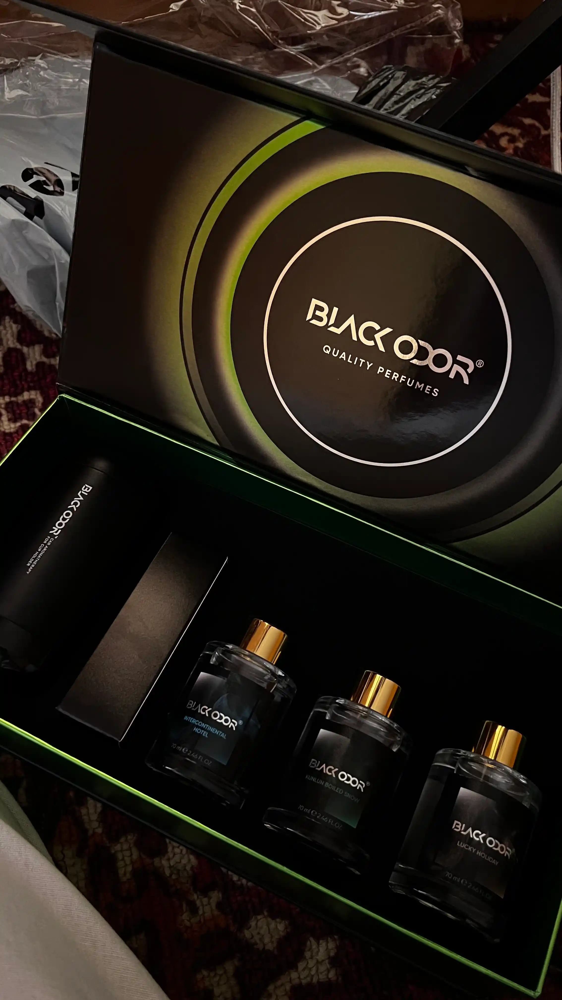 BLACK ODOR avtomobil va uy uchun xushbo‘ylantirgich