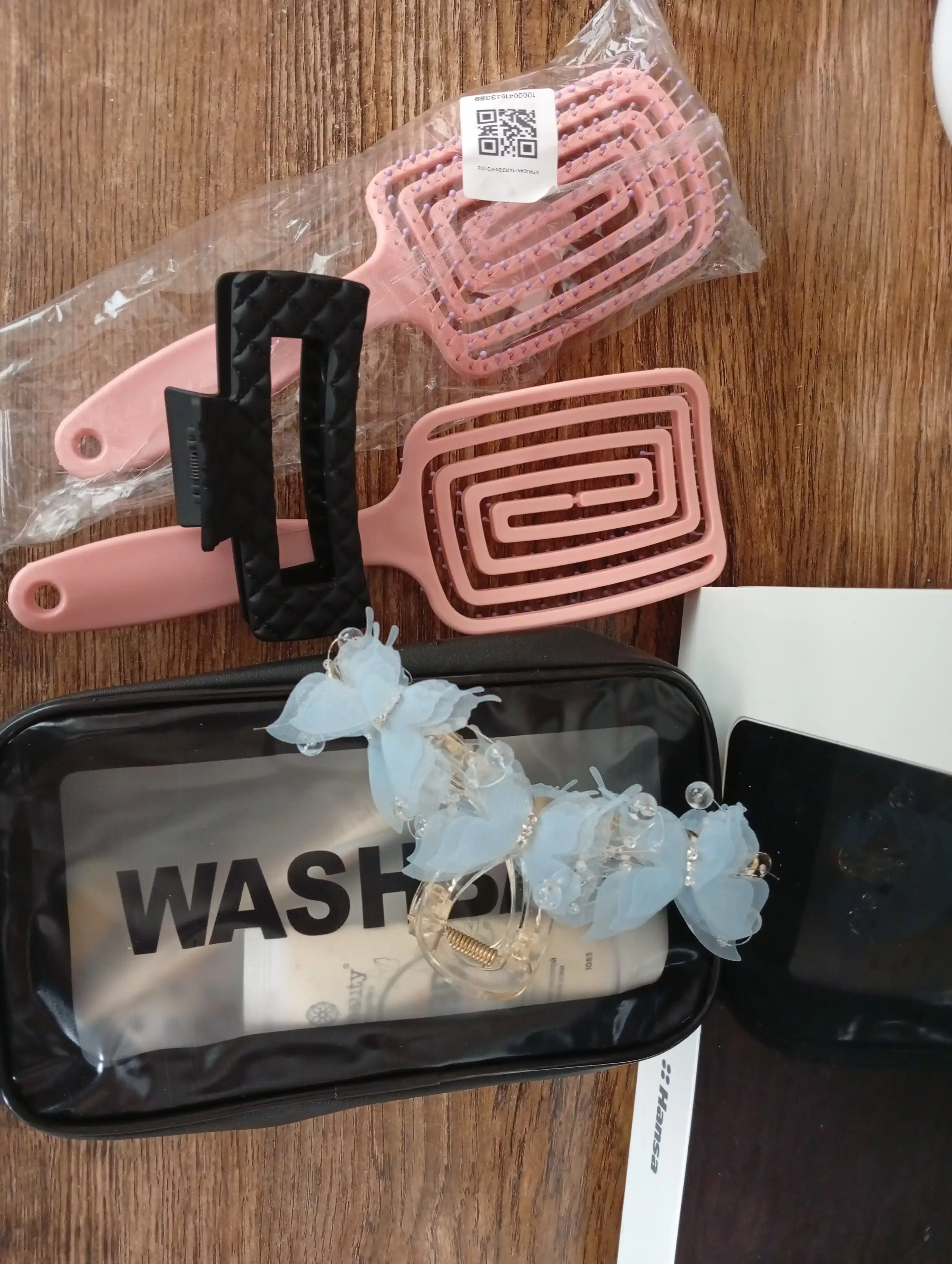 “WASHBAG”  3 xil o‘lchamli va 4 rangli suv o‘tkazmaydigan kosmetik sumkalar  (PVX-neylon)