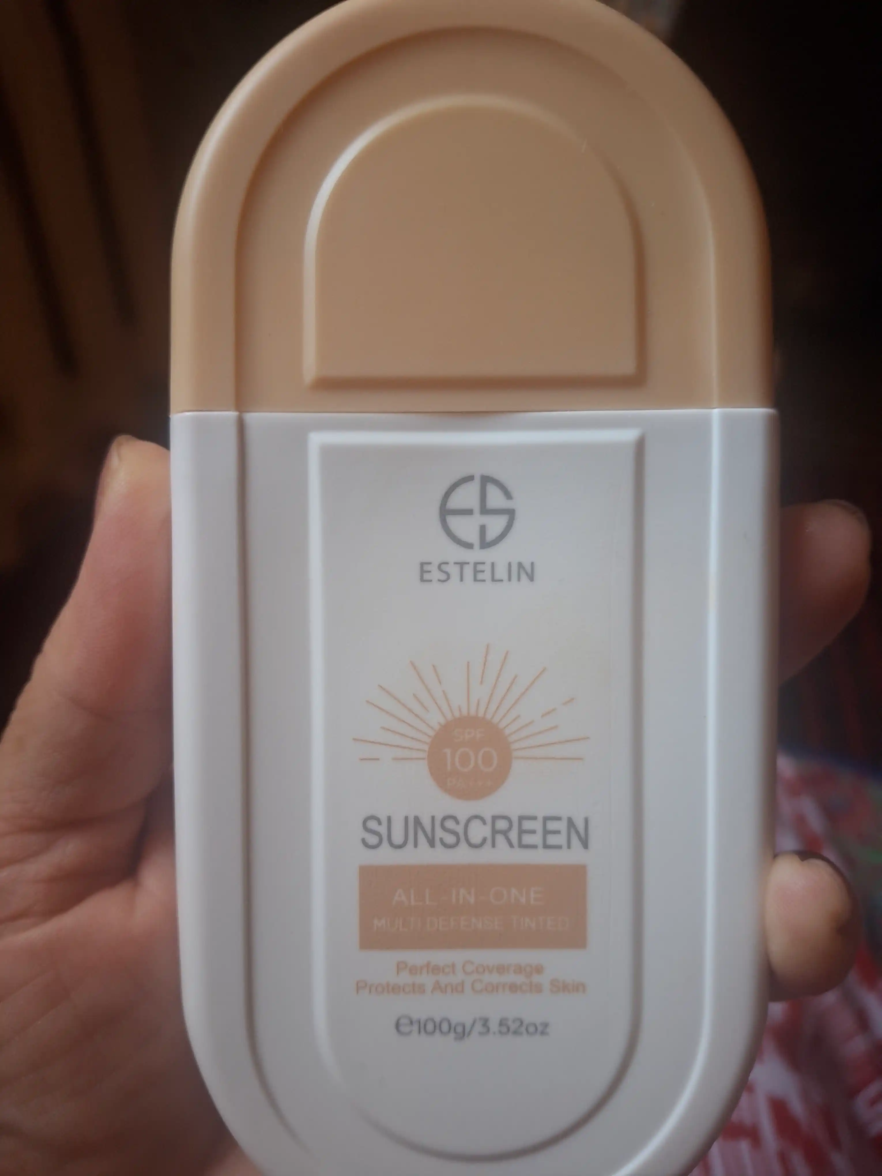 Крем солнцезащитный Estelin, для тела и лица, отбеливающий, увлажняющий, SPF, 100, 50 г