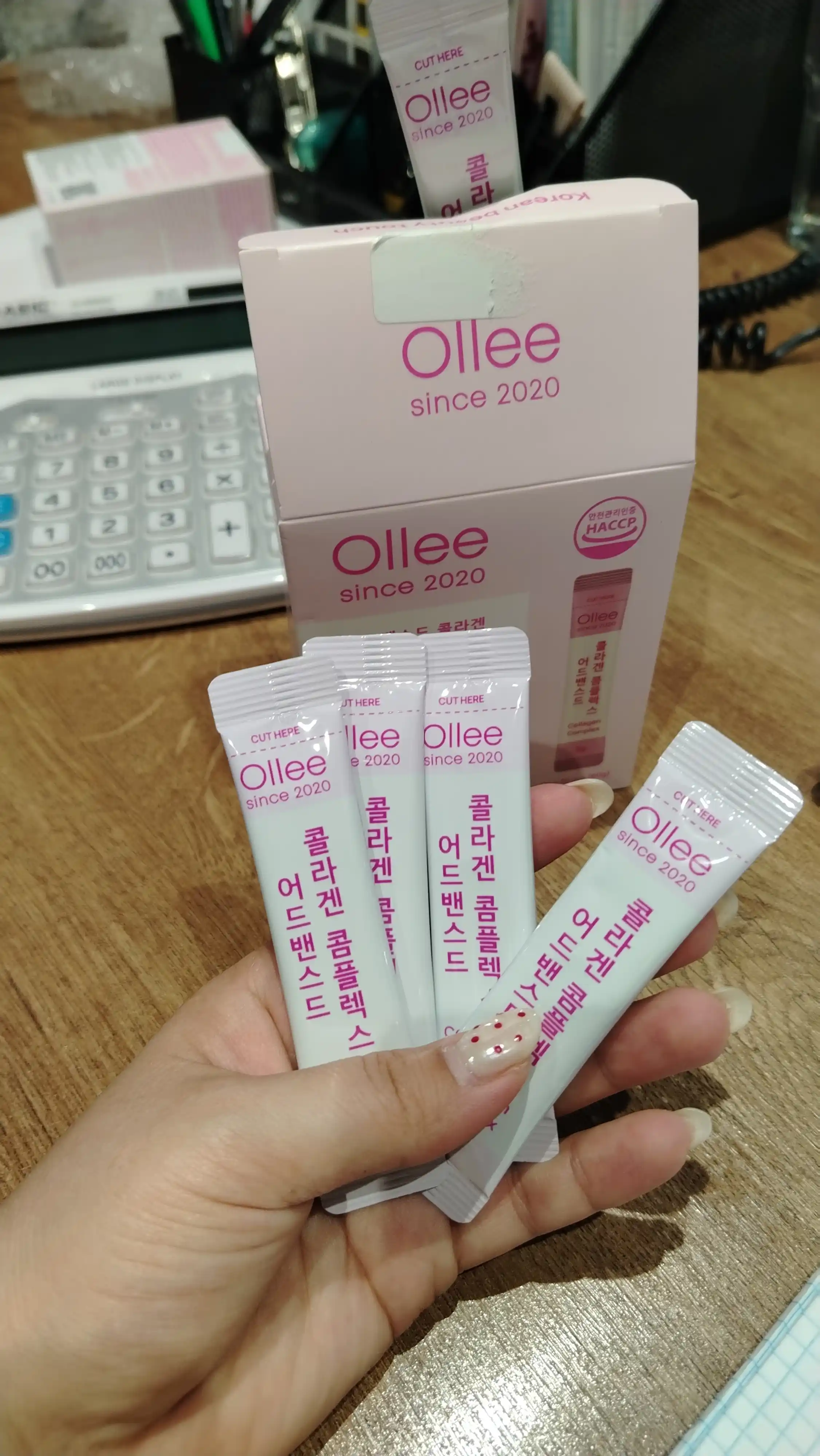 Soch, teri va bo‘g‘imlar uchun OLLEE Advanced Collagen Complex kollagen kompleksi
