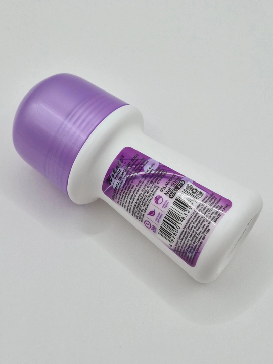 Wokali Rollerball Deodorant gul iforli dezodorant-antiperspirant, 24 soatlik himoya, 50 ml