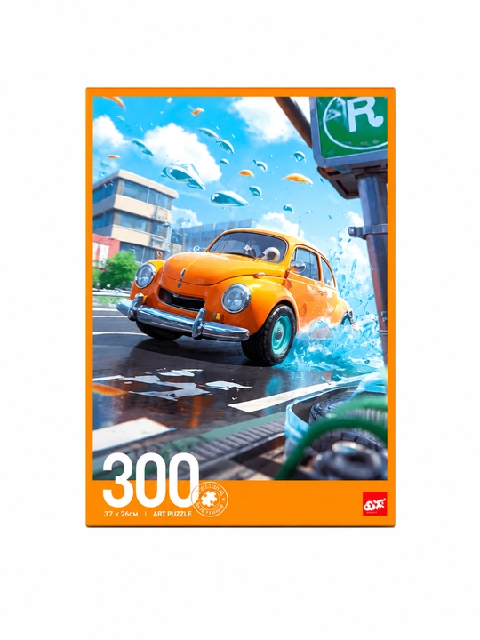 Jigsaw Puzzle 300 bo'lak retro avtomobil pazli bolalar uchun rivojlantiruvchi sovg'a o'yin