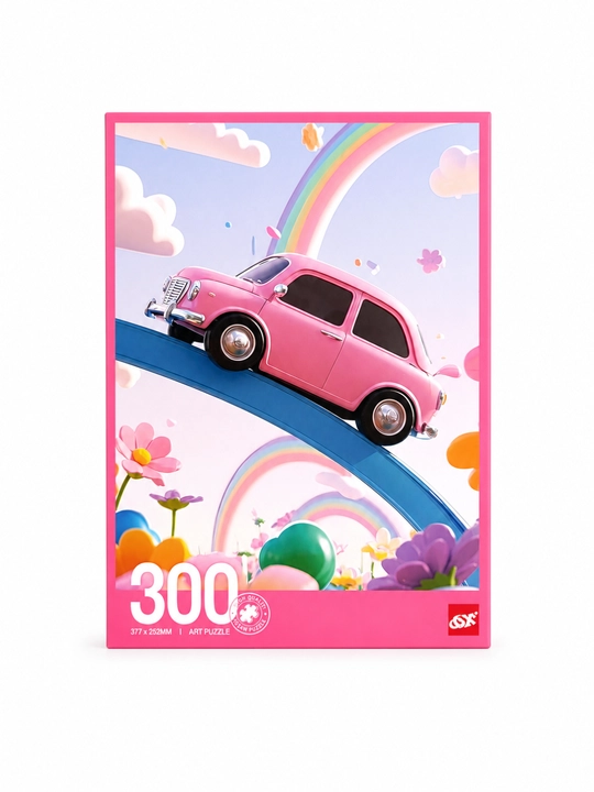 Пазл Jigsaw Puzzle 300 деталей машинки ретро автомобили детский развивающий подарок детям