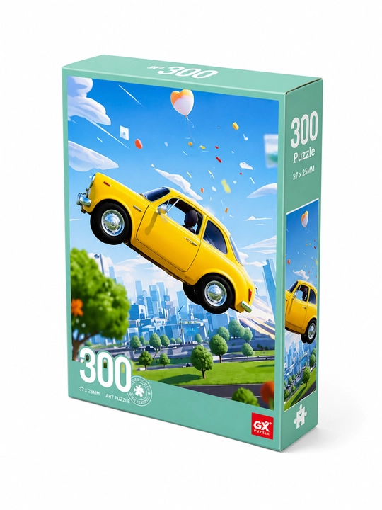 Пазл Jigsaw Puzzle 300 деталей машинки ретро автомобили детский развивающий подарок детям