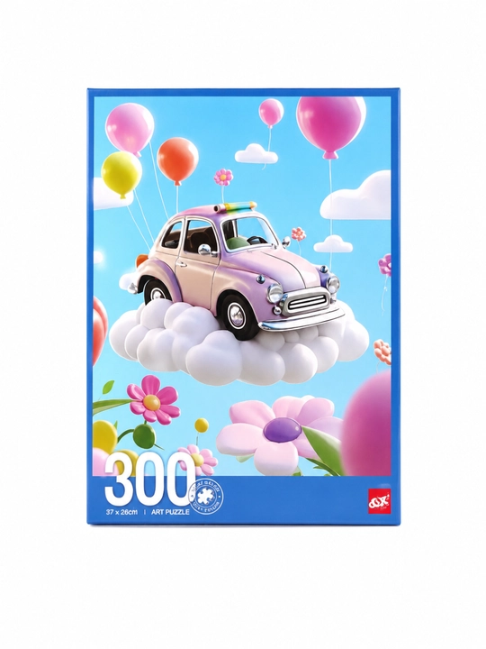 Jigsaw Puzzle 300 bo'lak retro avtomobil pazli bolalar uchun rivojlantiruvchi sovg'a o'yin