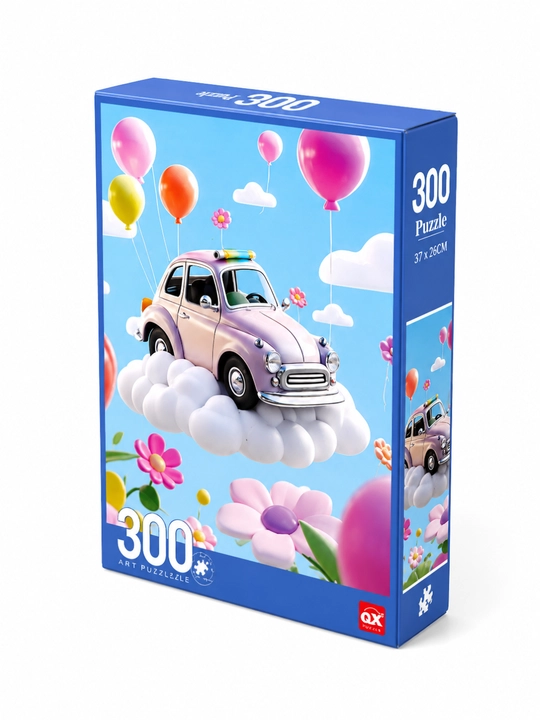 Jigsaw Puzzle 300 bo'lak retro avtomobil pazli bolalar uchun rivojlantiruvchi sovg'a o'yin