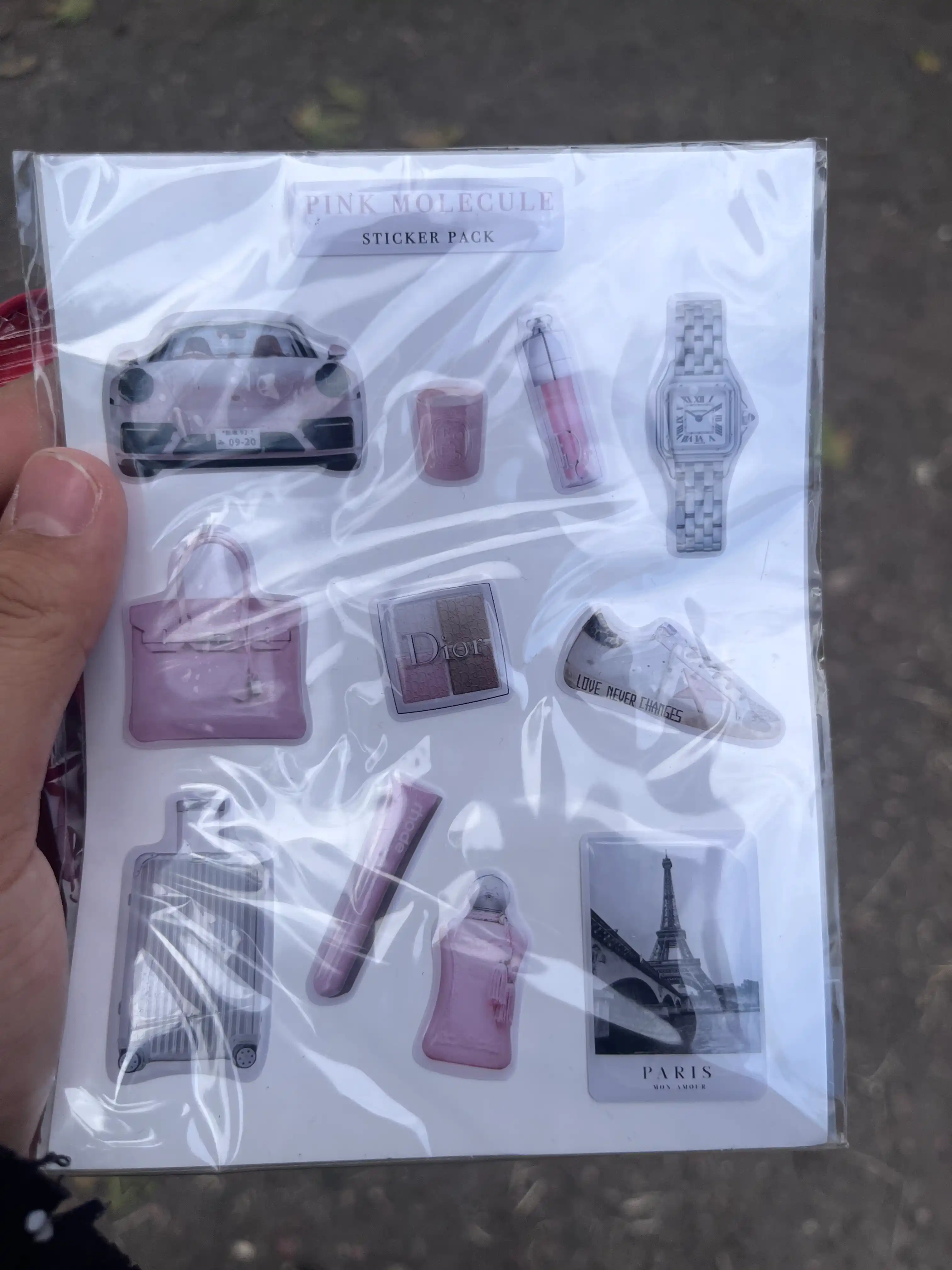 3D nakleyka, stiker telefon, iPhone va noutbuklar uchun
