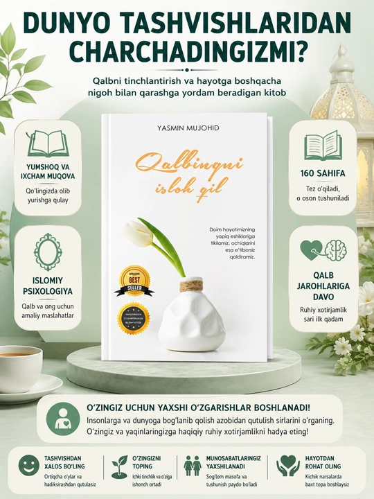 Qalbingni isloh qil, Yasmin Mujohid