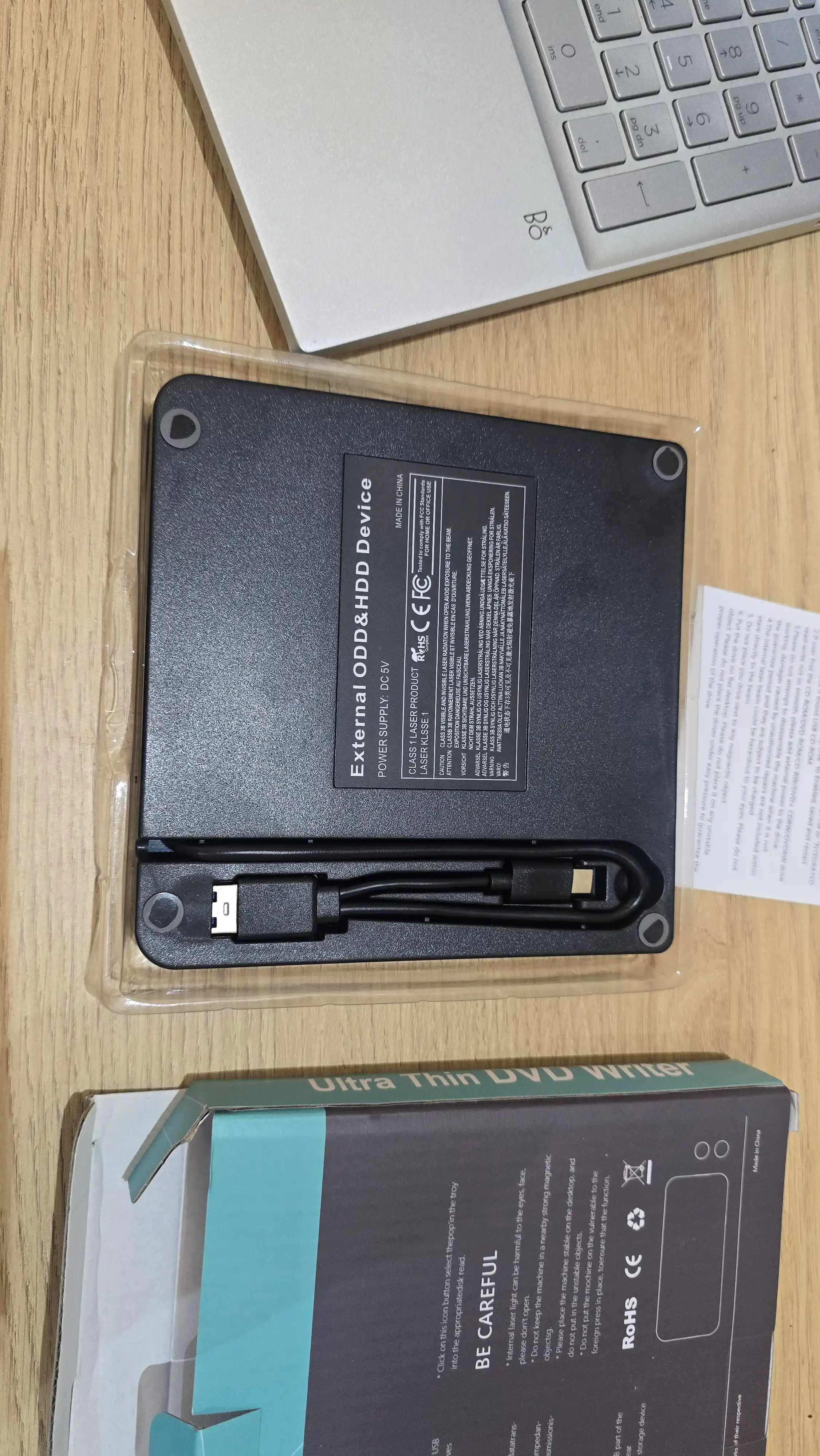 Внешний переносной дисковод DVD, USB 3.0