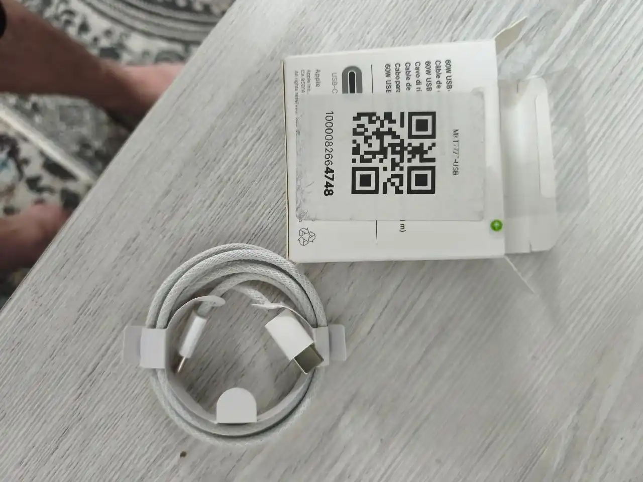 USB-C kabel 60W (1 m) iPhone uchun