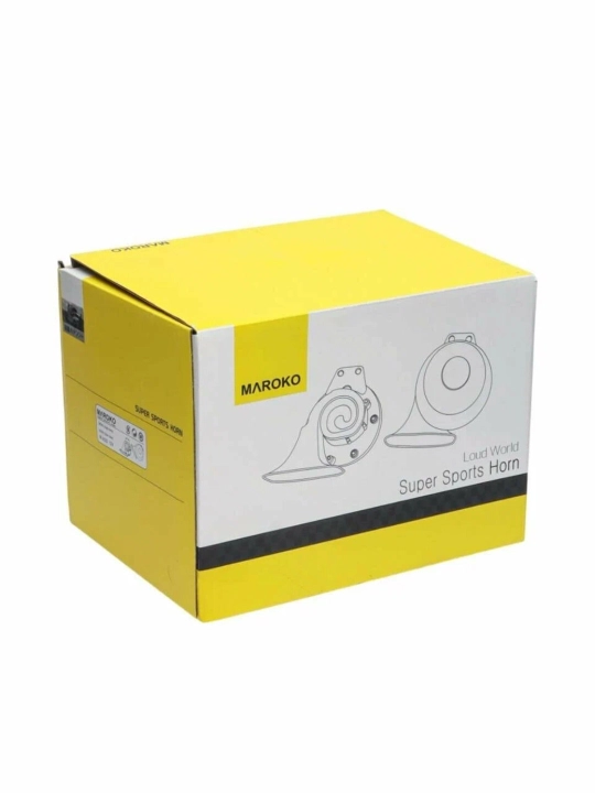 MAROKO avtomobil signali, 110 dB, 12 V, universal, qora