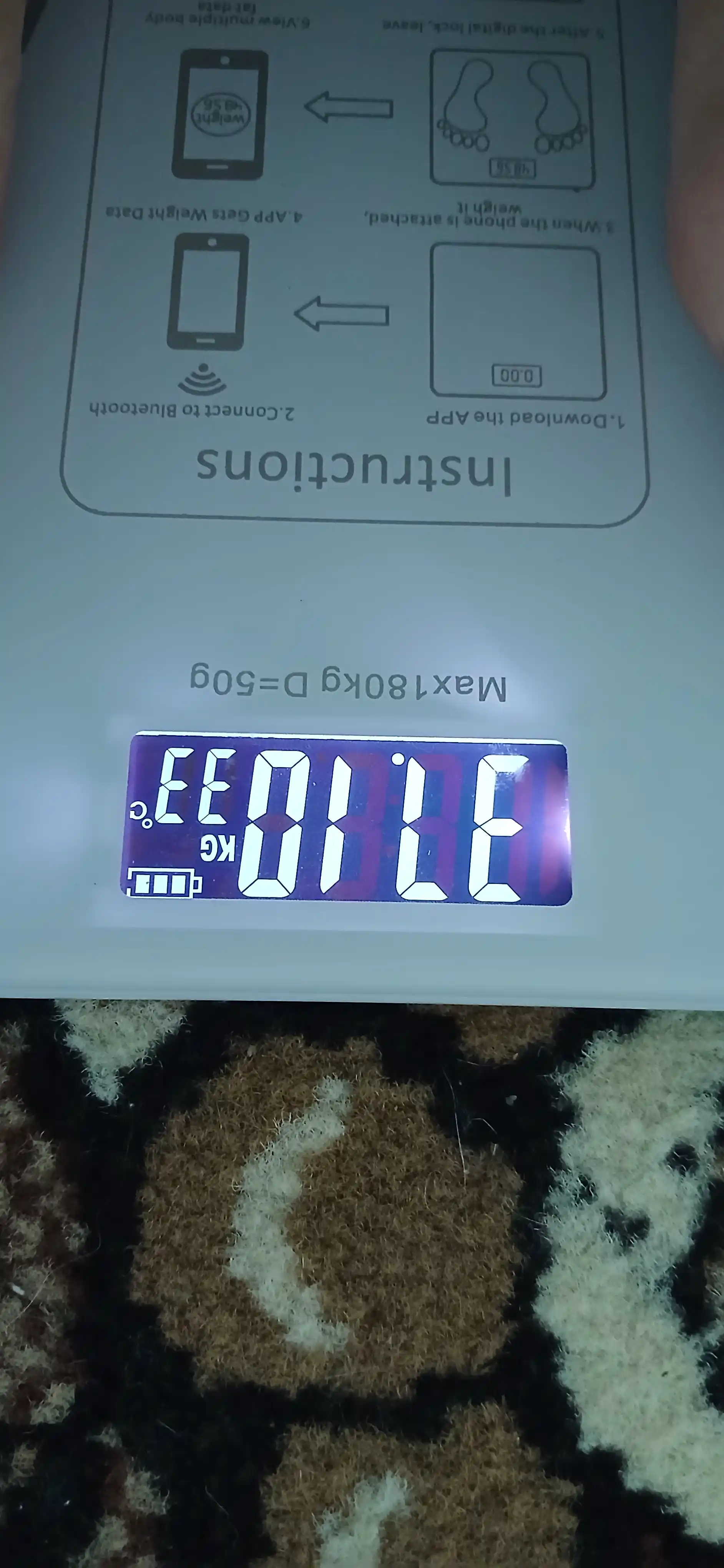 Elektron tarozi, pol tarozi,chiroyli dizayn ixcham mahsulot,180 kg gacha