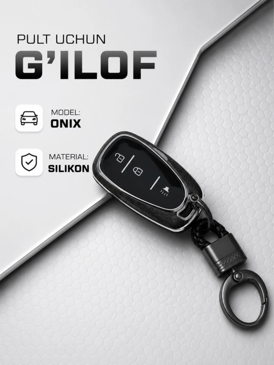 Chevrolet Onix kaliti uchun silikon g‘ilof - 
