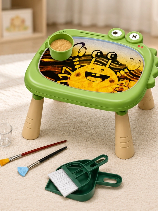 Детский столик для рисования песком Dinosaur Sand Painting Table - 