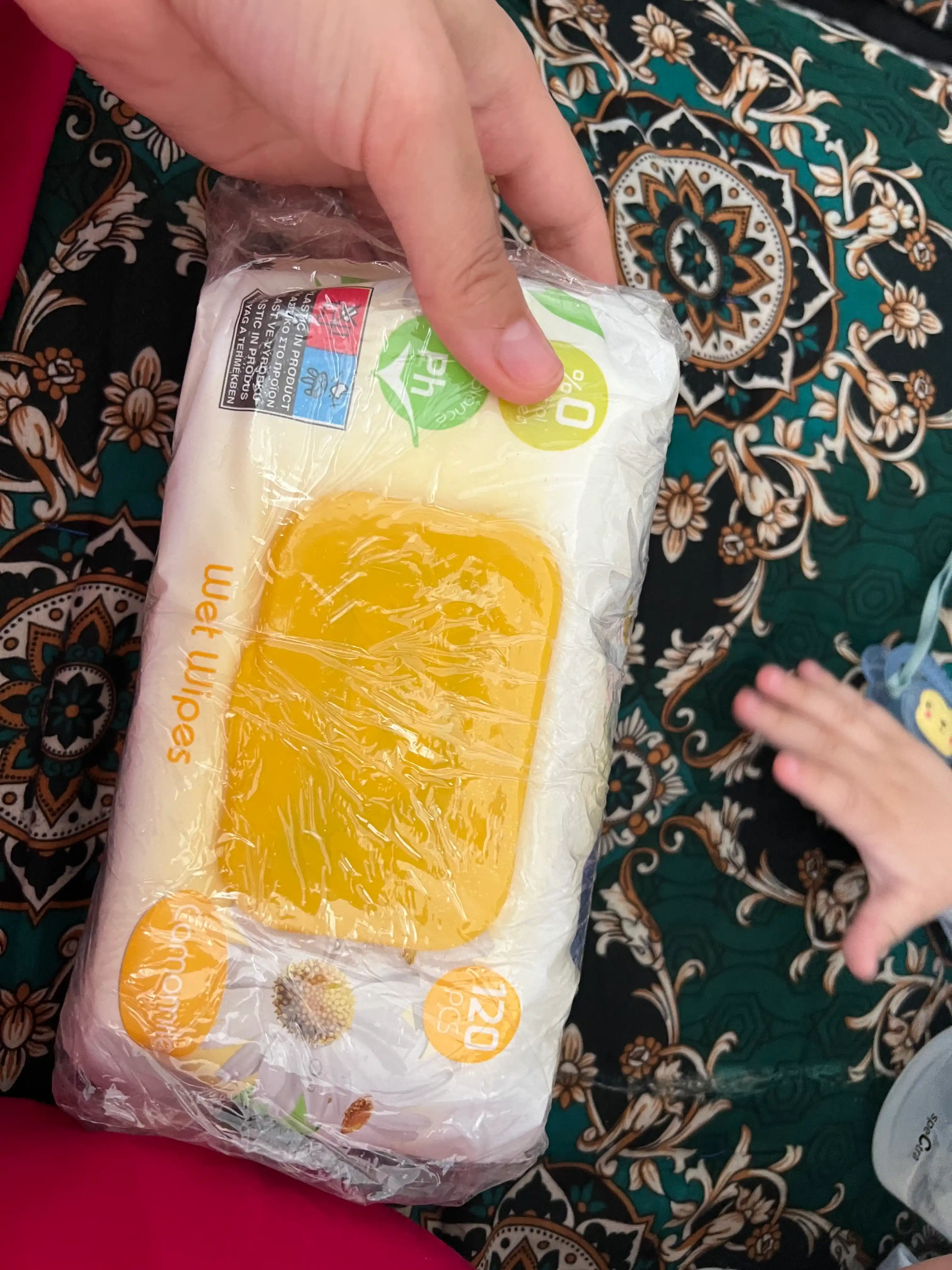 Nam salfetkalar Sleepy "Camomile", 120 dona