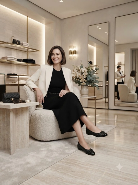 Балетки Chanel, элегантность и комфорт, идеальный выбор для осени