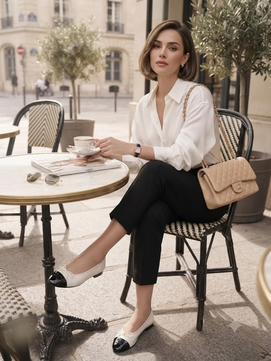 Балетки Chanel, элегантность и комфорт, идеальный выбор для осени