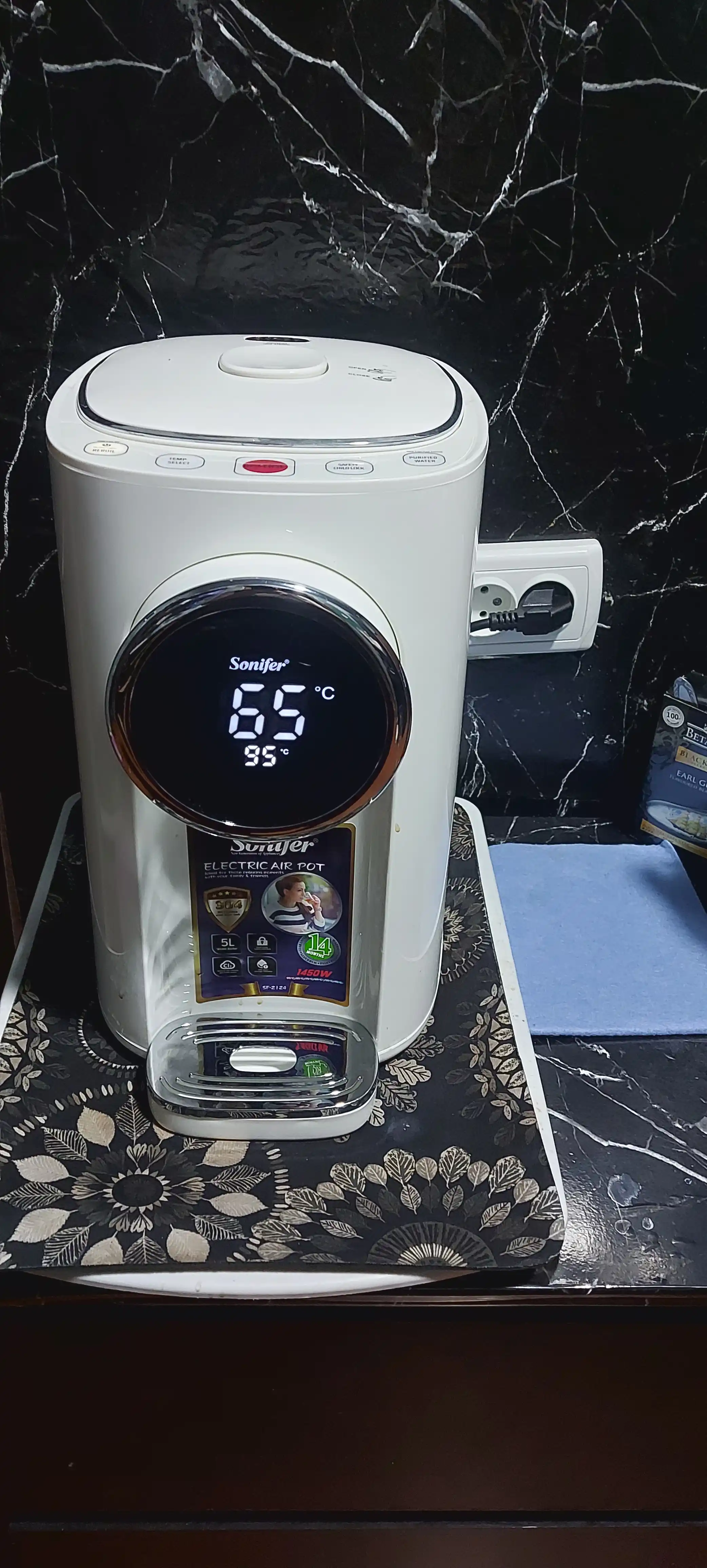 Elektr termopot, 5 litr - har doim issiq suv