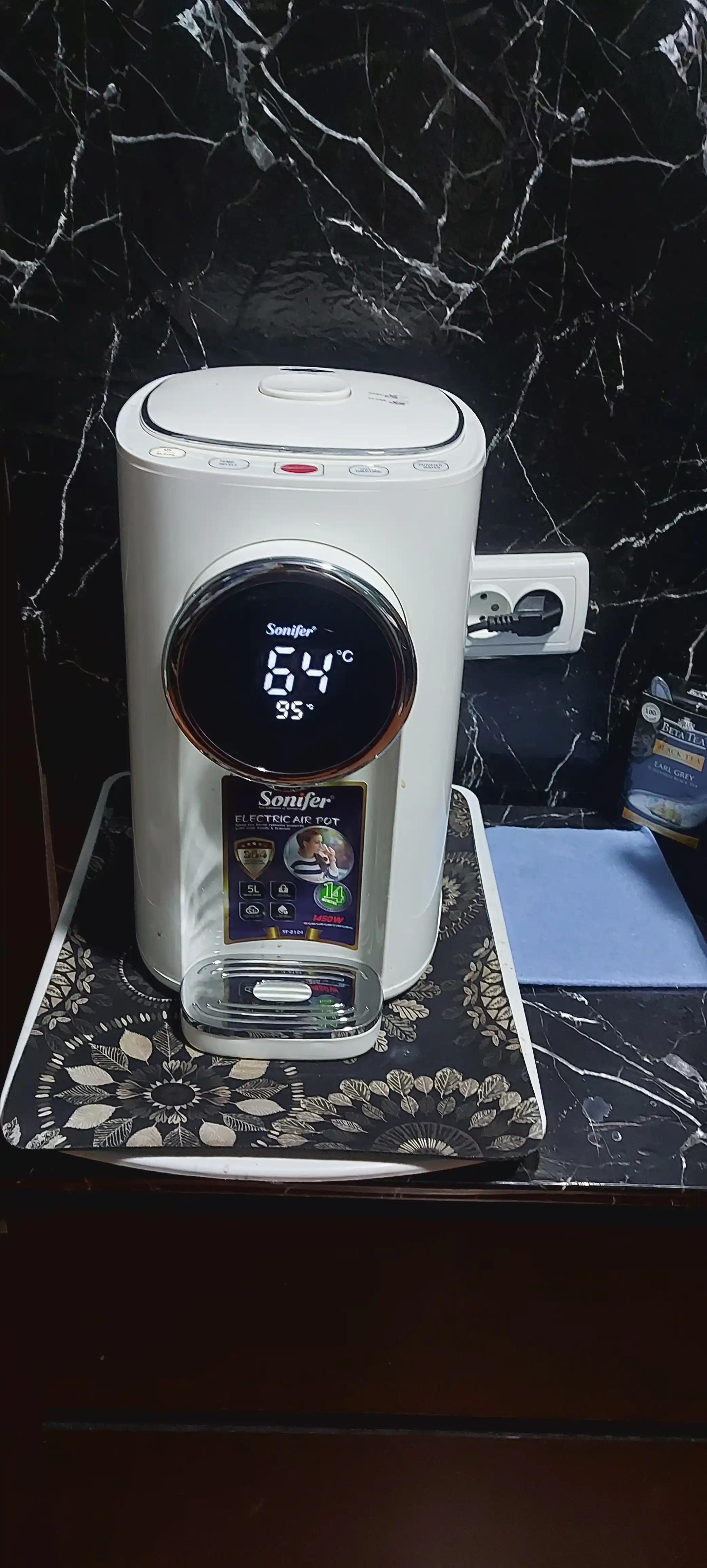 Elektr termopot, 5 litr - har doim issiq suv