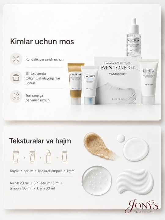 SKIN1004 Centella Travel Kit — Серия мини-наборов ухода за лицом
